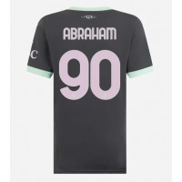 Camiseta AC Milan Tammy Abraham #90 Tercera Equipación para mujer 2024-25 manga corta